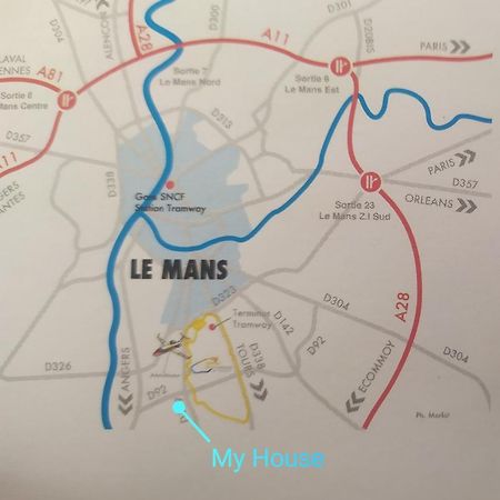 Chambres Le Mans 24 Heures Arnage Buitenkant foto