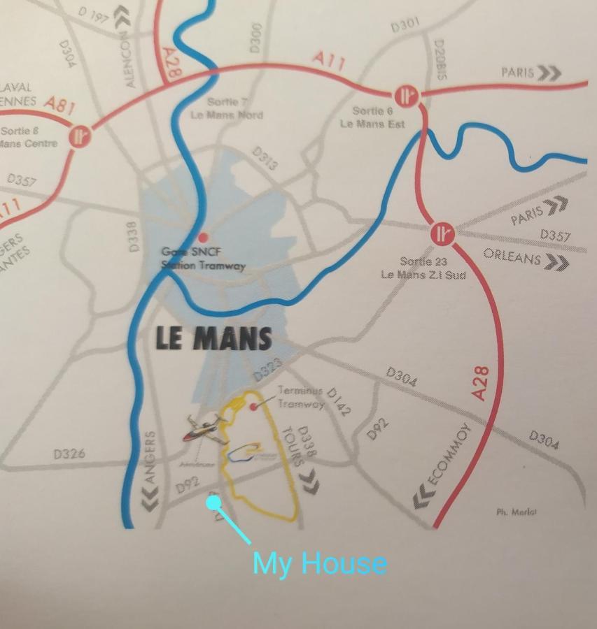 Chambres Le Mans 24 Heures Arnage Buitenkant foto
